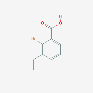 molecular formula C9H9BrO2 B3228144 2-Bromo-3-ethylbenzoic acid CAS No. 1261752-51-5