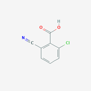 molecular formula C8H4ClNO2 B3228170 2-Chloro-6-cyanobenzoic acid CAS No. 1261777-70-1