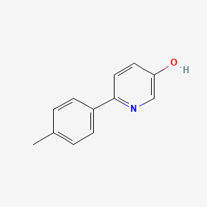 molecular formula C12H11NO B3228332 5-Hydroxy-2-(4-methylphenyl)pyridine CAS No. 1262011-31-3