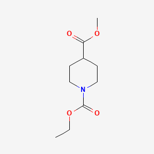 molecular formula C10H17NO4 B3228374 1-乙基 4-甲基哌啶-1,4-二羧酸酯 CAS No. 126291-64-3