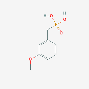molecular formula C8H11O4P B3228389 3-Methoxybenzylphosphonic acid CAS No. 1263034-19-0