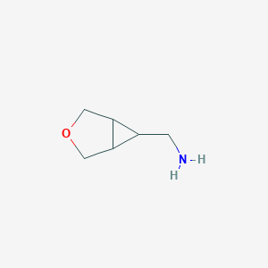 molecular formula C6H11NO B3228445 3-Oxabicyclo[3.1.0]hexan-6-ylmethanamine CAS No. 1263175-28-5