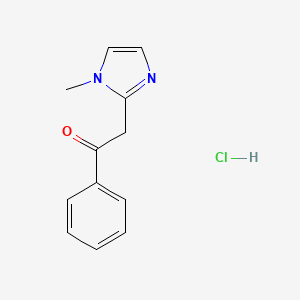 2-(1-Methyl-1H-imidazol-2-YL)-1-phenyl-ethanone hydrochloride