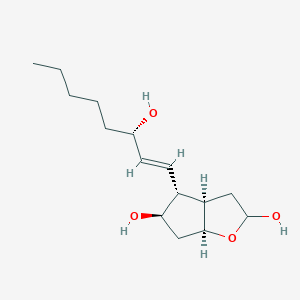 2H-Cyclopenta[b]furan-2,5-diol, hexahydro-4-[(1E,3S)-3-hydroxy-1-octen-1-yl]-, (3aR,4R,5R,6aS)-