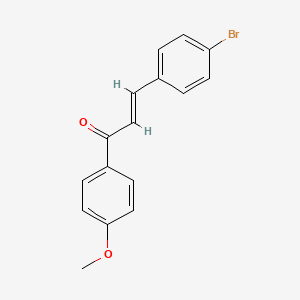 molecular formula C16H13BrO2 B3228561 (2E)-3-(4-bromophenyl)-1-(4-methoxyphenyl)prop-2-en-1-one CAS No. 126443-18-3