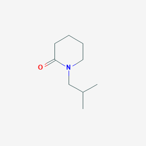 molecular formula C9H17NO B3228662 1-Isobutylpiperidin-2-one CAS No. 1267174-27-5