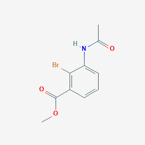 Methyl 3-acetamido-2-bromobenzoate