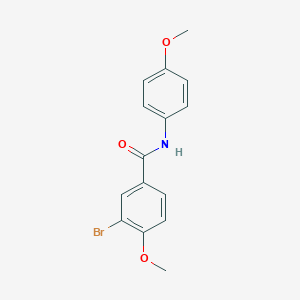 molecular formula C15H14BrNO3 B322868 3-bromo-4-methoxy-N-(4-methoxyphenyl)benzamide 