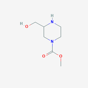 Methyl 3-(hydroxymethyl)piperazine-1-carboxylate