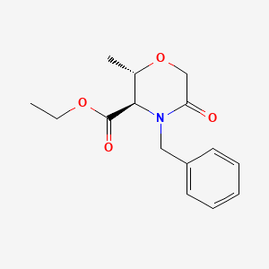 (2S,3R)-ethyl 4-benzyl-2-methyl-5-oxomorpholine-3-carboxylate