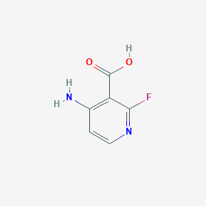 molecular formula C6H5FN2O2 B3228817 4-Amino-2-fluoronicotinic acid CAS No. 1269293-47-1