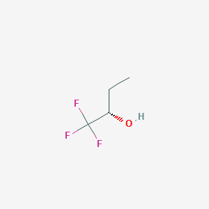 molecular formula C4H7F3O B3228865 (2S)-1,1,1-trifluorobutan-2-ol CAS No. 1270010-83-7