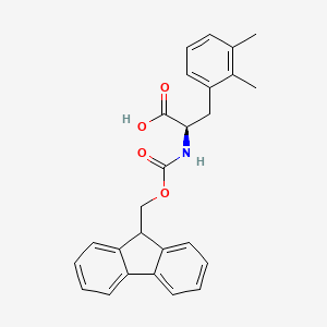 molecular formula C26H25NO4 B3228885 Fmoc-2,3-Dimethyl-D-Phenylalanine CAS No. 1270290-64-6