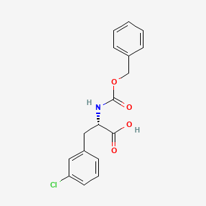 molecular formula C17H16ClNO4 B3228890 Cbz-3-Chloro-L-Phenylalanin CAS No. 1270296-41-7