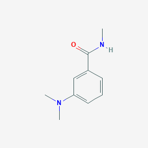 molecular formula C10H14N2O B3228954 3-(dimethylamino)-N-methylbenzamide CAS No. 127201-42-7