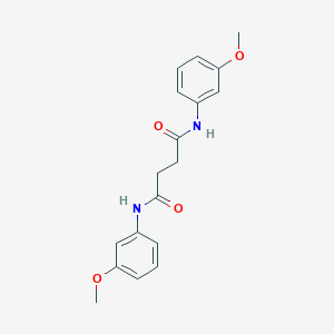 molecular formula C18H20N2O4 B322898 N,N'-bis(3-methoxyphenyl)butanediamide 