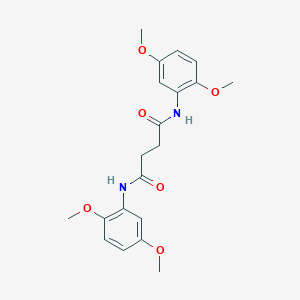 molecular formula C20H24N2O6 B322899 N,N'-bis(2,5-dimethoxyphenyl)succinamide 