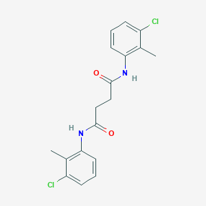 molecular formula C18H18Cl2N2O2 B322900 N,N'-bis(3-chloro-2-methylphenyl)succinamide 