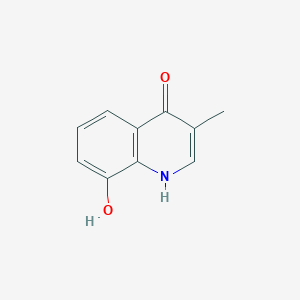 molecular formula C10H9NO2 B3229009 8-Hydroxy-3-methylquinolin-4(1H)-one CAS No. 127441-78-5