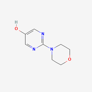 molecular formula C8H11N3O2 B3229071 2-(4-morpholinyl)-5-Pyrimidinol CAS No. 127769-70-4