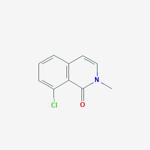 molecular formula C10H8ClNO B3229075 8-Chloro-2-methylisoquinolin-1(2H)-one CAS No. 127787-52-4