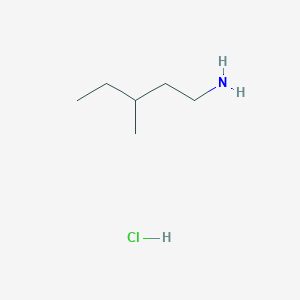 molecular formula C6H16ClN B3229145 3-Methylpentan-1-amine hydrochloride CAS No. 128111-56-8