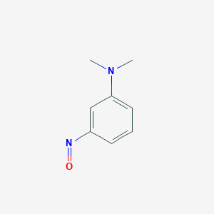 molecular formula C8H10N2O B3229187 N,N-二甲基-3-亚硝基苯胺 CAS No. 1282489-71-7