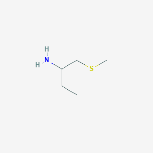 molecular formula C5H13NS B3229218 1-(Methylsulfanyl)butan-2-amine CAS No. 1283030-37-4