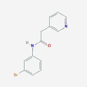 molecular formula C13H11BrN2O B3229223 N-(3-bromophenyl)-2-(pyridin-3-yl)acetamide CAS No. 1283114-92-0