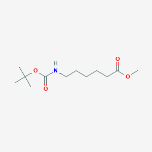 molecular formula C12H23NO4 B3229255 N-叔丁氧羰基-6-氨基己酸甲酯 CAS No. 128372-97-4