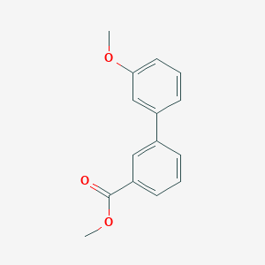 molecular formula C15H14O3 B3229273 Methyl 3'-methoxy[1,1'-biphenyl]-3-carboxylate CAS No. 128460-75-3