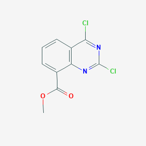 molecular formula C10H6Cl2N2O2 B3229355 Methyl 2,4-dichloroquinazoline-8-carboxylate CAS No. 1286330-19-5