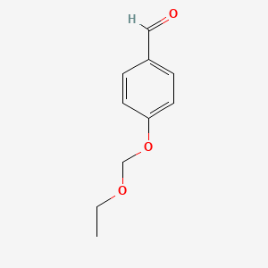 molecular formula C10H12O3 B3229475 4-(Ethoxymethoxy)benzaldehyde CAS No. 128837-26-3