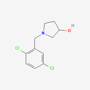 molecular formula C11H13Cl2NO B3229616 1-(2,5-Dichloro-benzyl)-pyrrolidin-3-ol CAS No. 1289384-97-9