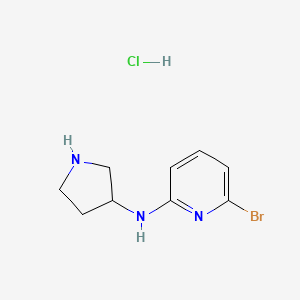 (6-Bromo-pyridin-2-yl)-pyrrolidin-3-yl-amine hydrochloride