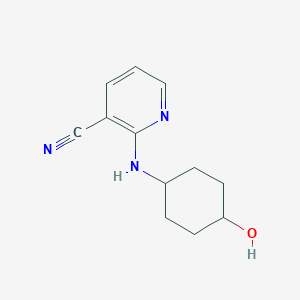 2-((4-Hydroxycyclohexyl)amino)nicotinonitrile
