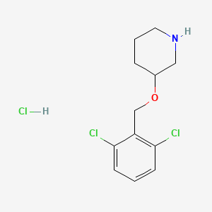 3-(2,6-Dichloro-benzyloxy)-piperidine hydrochloride