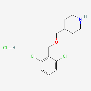 4-(2,6-Dichloro-benzyloxymethyl)-piperidine hydrochloride