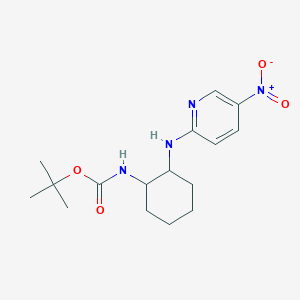 [2-(5-Nitro-pyridin-2-ylamino)-cyclohexyl]-carbamic acid tert-butyl ester