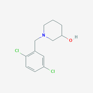 molecular formula C12H15Cl2NO B3229728 1-(2,5-Dichloro-benzyl)-piperidin-3-ol CAS No. 1289386-65-7