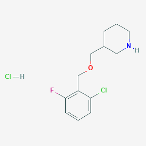 3-(2-Chloro-6-fluoro-benzyloxymethyl)-piperidine hydrochloride