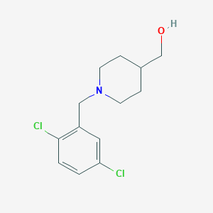molecular formula C13H17Cl2NO B3229804 [1-(2,5-Dichloro-benzyl)-piperidin-4-yl]-methanol CAS No. 1289387-72-9