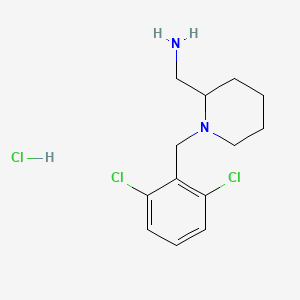 (1-(2,6-Dichlorobenzyl)piperidin-2-yl)methanamine hydrochloride