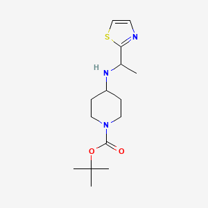 tert-Butyl 4-((1-(thiazol-2-yl)ethyl)amino)piperidine-1-carboxylate