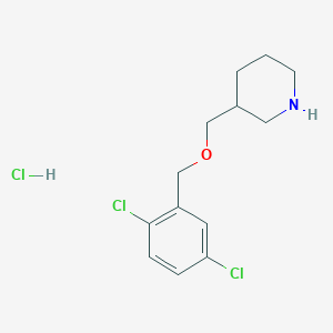 3-(2,5-Dichloro-benzyloxymethyl)-piperidine hydrochloride