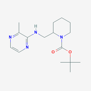 B3229833 tert-Butyl 2-(((3-methylpyrazin-2-yl)amino)methyl)piperidine-1-carboxylate CAS No. 1289387-89-8