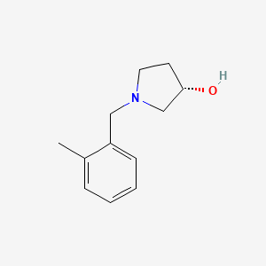 molecular formula C12H17NO B3229944 (S)-1-(2-Methylbenzyl)pyrrolidin-3-ol CAS No. 1289584-96-8
