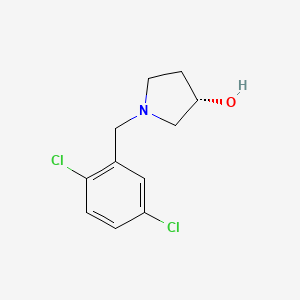 B3229954 (S)-1-(2,5-Dichloro-benzyl)-pyrrolidin-3-ol CAS No. 1289585-06-3
