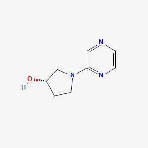 B3229963 (S)-1-Pyrazin-2-yl-pyrrolidin-3-ol CAS No. 1289585-09-6