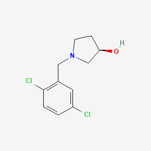 molecular formula C11H13Cl2NO B3230016 (R)-1-(2,5-Dichloro-benzyl)-pyrrolidin-3-ol CAS No. 1289585-38-1